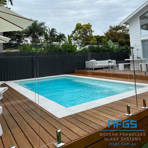 Modern Pool Fence Panel