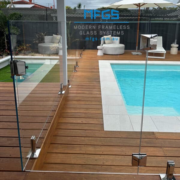Modern Pool Fence Gate Panel for Polaris/Atlantic Hinges (PHG-B)