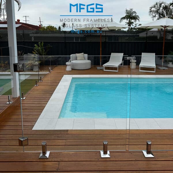 Modern Hinged Fixed Pool Fence Panel for Polaris/Atlantic Hinges (PHP-B)