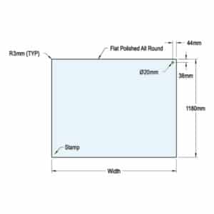 Modern Pivot Pool Fence Panel for PGA-S2 (PP1)