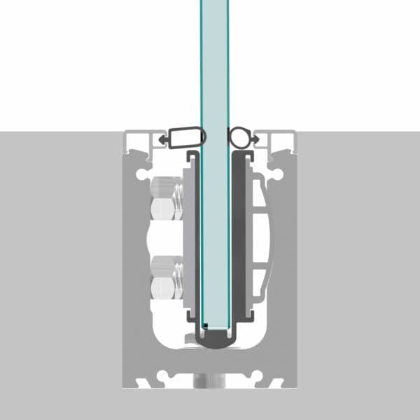 Modern 106 Ultra-Tilt SGP Recess Fixed Channel