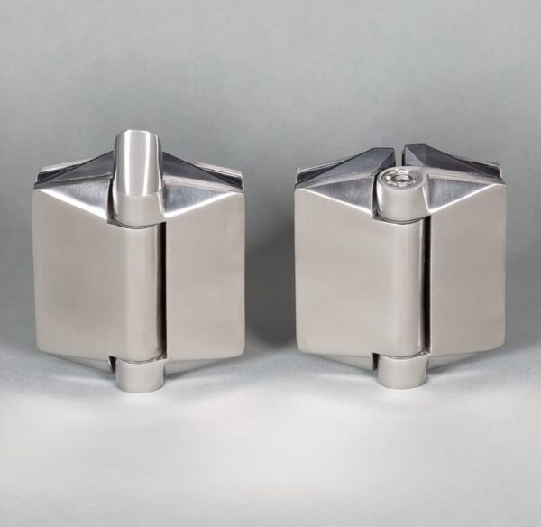Polaris 125 Series Glass to Glass Hinge Set (125PGG)