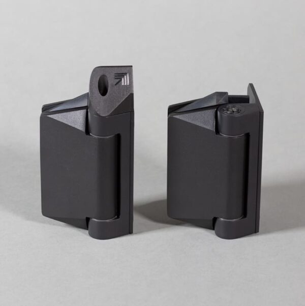 Polaris 125 Series Glass to Wall Hinge Set (125PGW)