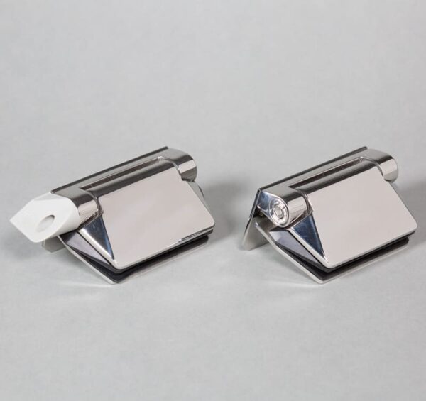 Polaris 125 Series Glass to Wall Hinge Set (125PGW)