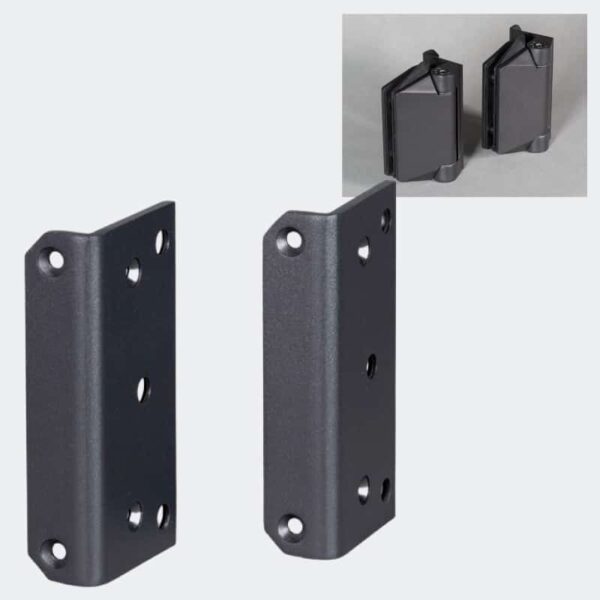 Polaris 125 Series Glass to Square Post Hinge Set (125PSP)