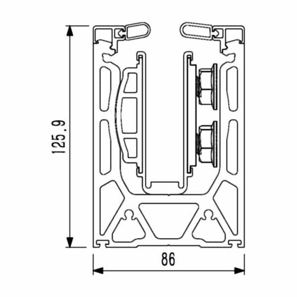 Modern 126 Ultra-Tilt SGP Base Fixed Channel