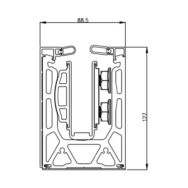 Modern 126 Ultra-Tilt SGP Side Fixed Channel