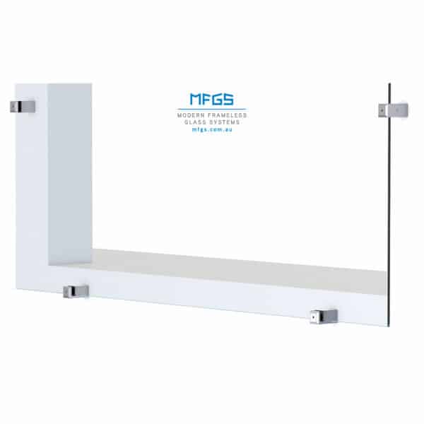 Modern Juliet Balcony SGP Face Fixed Clamp (50JBC)