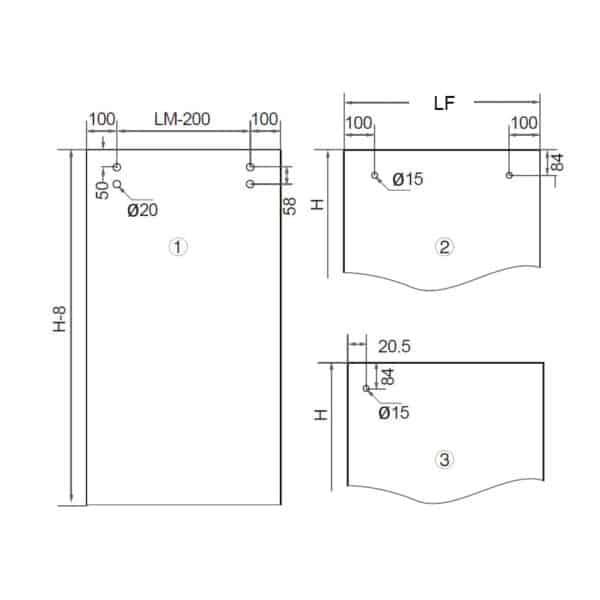 Aquaslide 2000 Frameless Sliding Shower Kit (AS2000)
