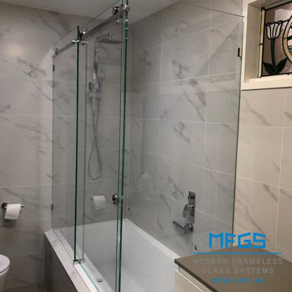 Aquaslide 2000 Frameless Sliding Shower Kit (AS2000)