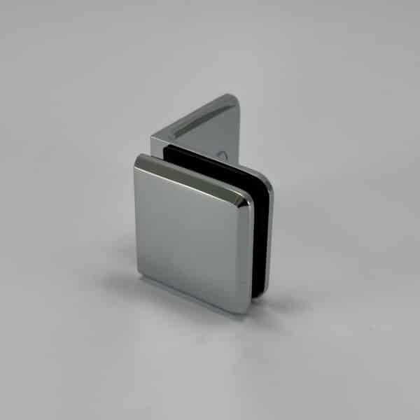 Modern Bevel 90° Glass to Wall/Floor Shower Bracket (BMBS90)