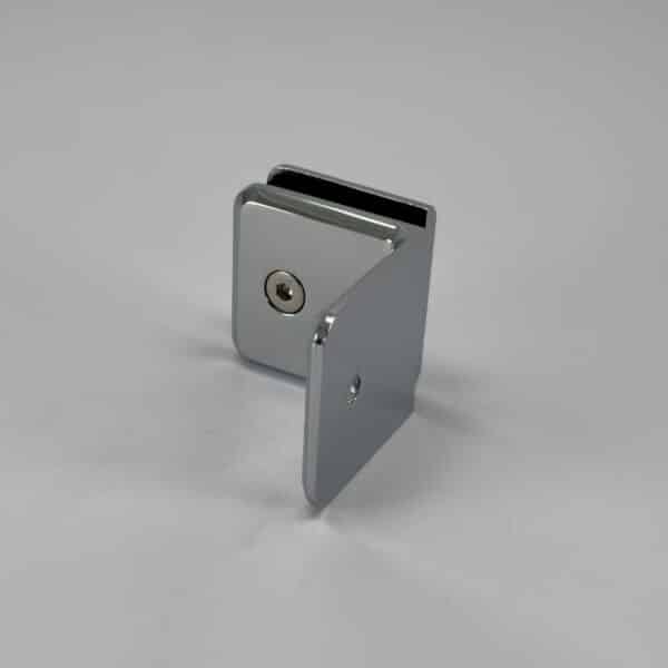 Modern Bevel 90° Glass to Wall/Floor Shower Bracket (BMBS90)