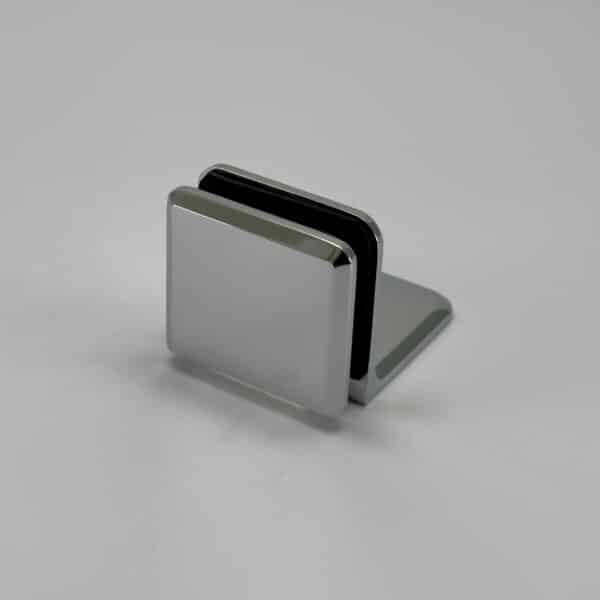 Modern Bevel 90° Glass to Wall/Floor Shower Bracket (BMBS90)