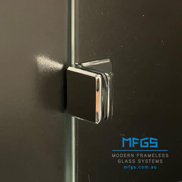 Modern Bevel 90° Glass to Wall/Floor Shower Bracket (BMBS90)