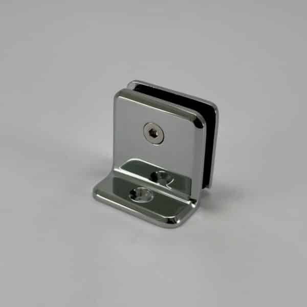 Modern Bevel 90° Glass to Wall/Floor Shower Bracket (BMBS90SF)