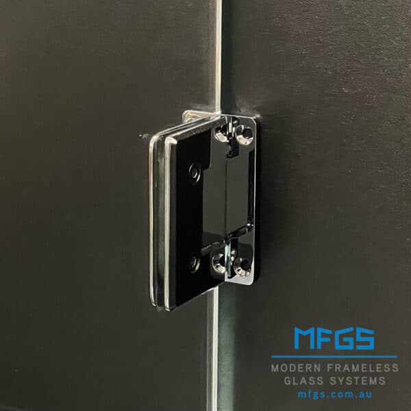 Modern Bevel Glass to Wall Heavyweight Shower Hinges (BMF1)