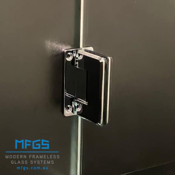 Modern Bevel Glass to Wall Heavyweight Shower Hinges (BMF1)