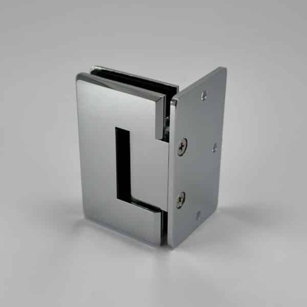 Modern Bevel Glass to Wall Heavyweight Shower Hinge (BMF1-L3)