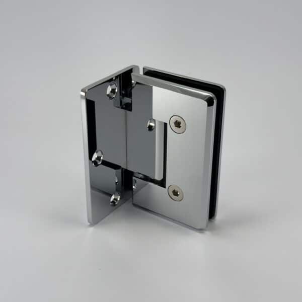 Modern Bevel Glass to Wall Heavyweight Shower Hinge (BMF1-L3)