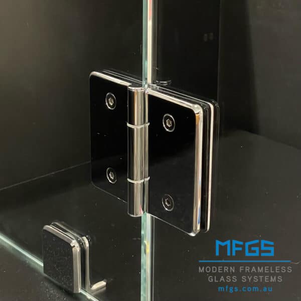 Modern Bevel 180° Glass to Glass Bifold Heavyweight Shower Hinge (BMF2-BF)