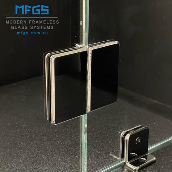 Modern Bevel 180° Glass to Glass Bifold Heavyweight Shower Hinge (BMF2-BF)