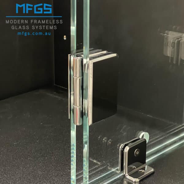 Modern Bevel 180° Glass to Glass Bifold Heavyweight Shower Hinge (BMF2-BF)