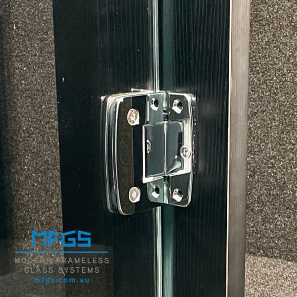 Crest 90° Polished Chrome Glass to Wall Heavyweight Shower Hinge (CH1-L C)