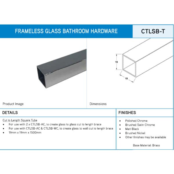 Modern Cut to Length Square Tube (CTLSB-T)