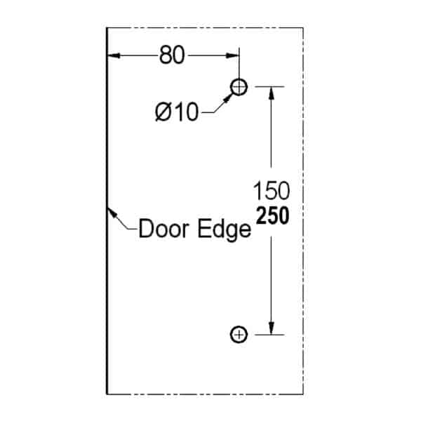 Modern Fineline Round Pull Handle Set (GTFR...)