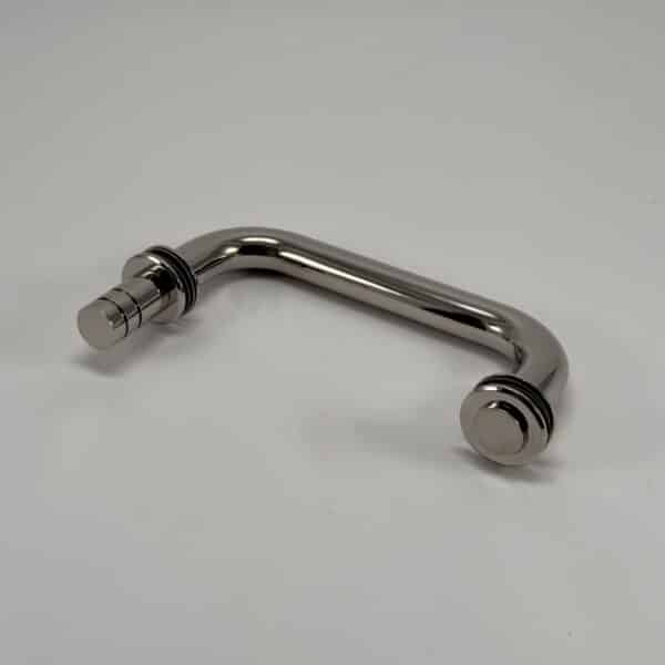 Modern D Shower Pull Handle with Knob & Button (M152K)