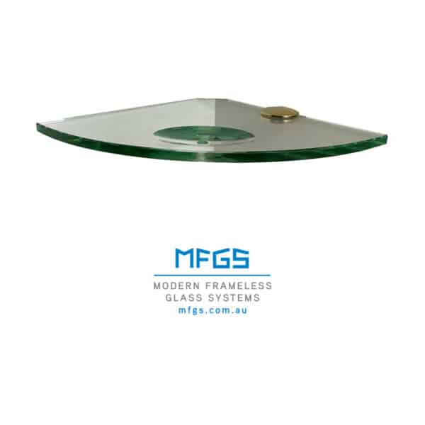 Modern Horseshoe Glass Shelf Bracket for 10mm Glass (MB10-4)