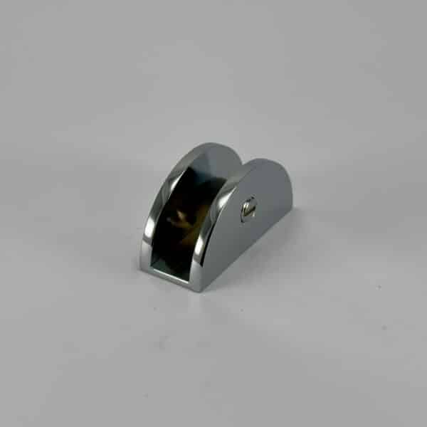 Modern/Elite Half Round Glass Shelf Bracket for 6/8/10/12/15mm Glass (MB/SB)