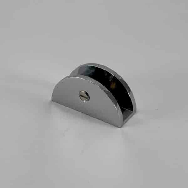 Modern/Elite Half Round Glass Shelf Bracket for 6/8/10/12/15mm Glass (MB/SB)