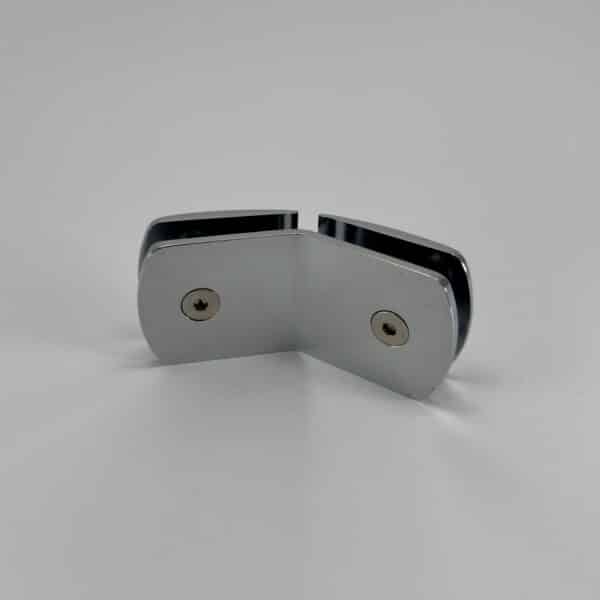 Polished Chrome 135° Crest Glass to Glass Shower Bracket