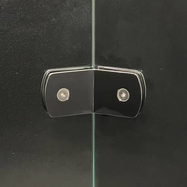 Polished Chrome 135° Crest Glass to Glass Shower Bracket