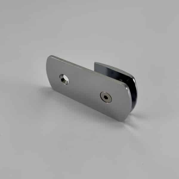 Polished Chrome 180° Crest Glass to Wall Shower Bracket