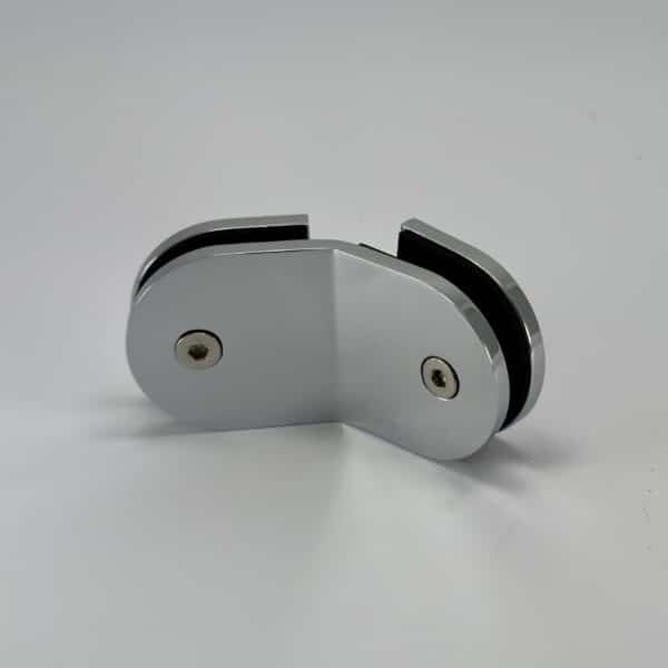 Modern 135° Round Glass to Glass Shower Bracket (MBR135D)