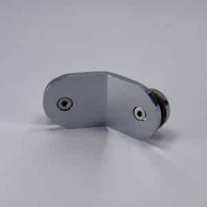 Modern 135° Round Glass to Glass Shower Bracket (MBR135D/B)