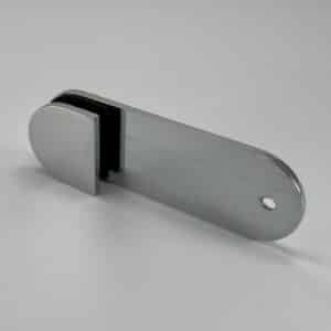 Modern 180° Round Glass to Wall Shower Bracket (MBR180x150)