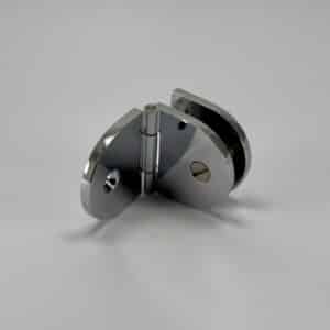 Modern 90° Round Adjustable Glass to Wall Shower Bracket (MBR90-A)