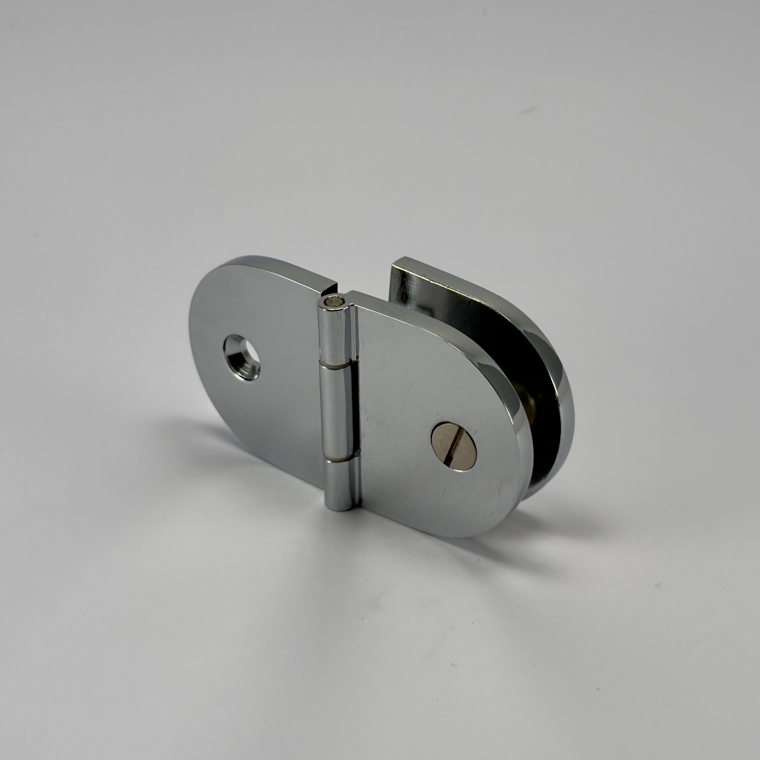 Modern 90° Round Adjustable Glass to Wall Shower Bracket (MBR90-A) - Image 3