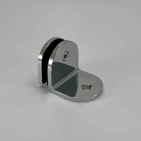Modern/Elite 90° Round Glass to Wall / Floor Shower Bracket (MBR90/SB50)