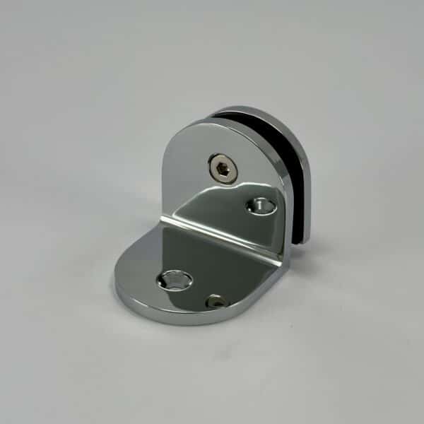 Modern/Elite 90° Round Glass to Wall / Floor Shower Bracket (MBR90/SB50)