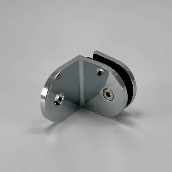 Modern/Elite 90° Round Glass to Wall / Floor Shower Bracket (MBR90/SB50)