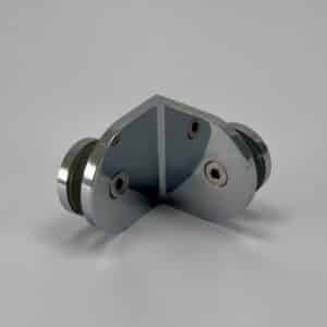 Modern 90° Round Glass to Glass Shower Bracket (MBR90D/B)