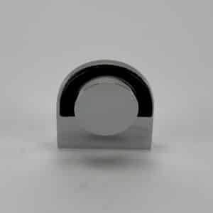 Modern 90° Round Glass to Wall/Floor Shower Bracket (MBR90SF/B)