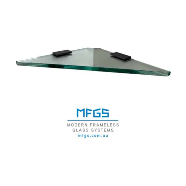 Modern/Elite Half Square Glass Shelf Bracket for 6/8/10/12/15mm Glass (MBS/SB.SQ)