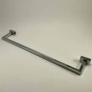 Modern Square Friction Fit Towel Rail for 10mm Glass (MBS10TR)