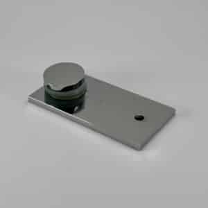 Modern 180° Square Glass to Wall Shower Bracket (MBS180/B)