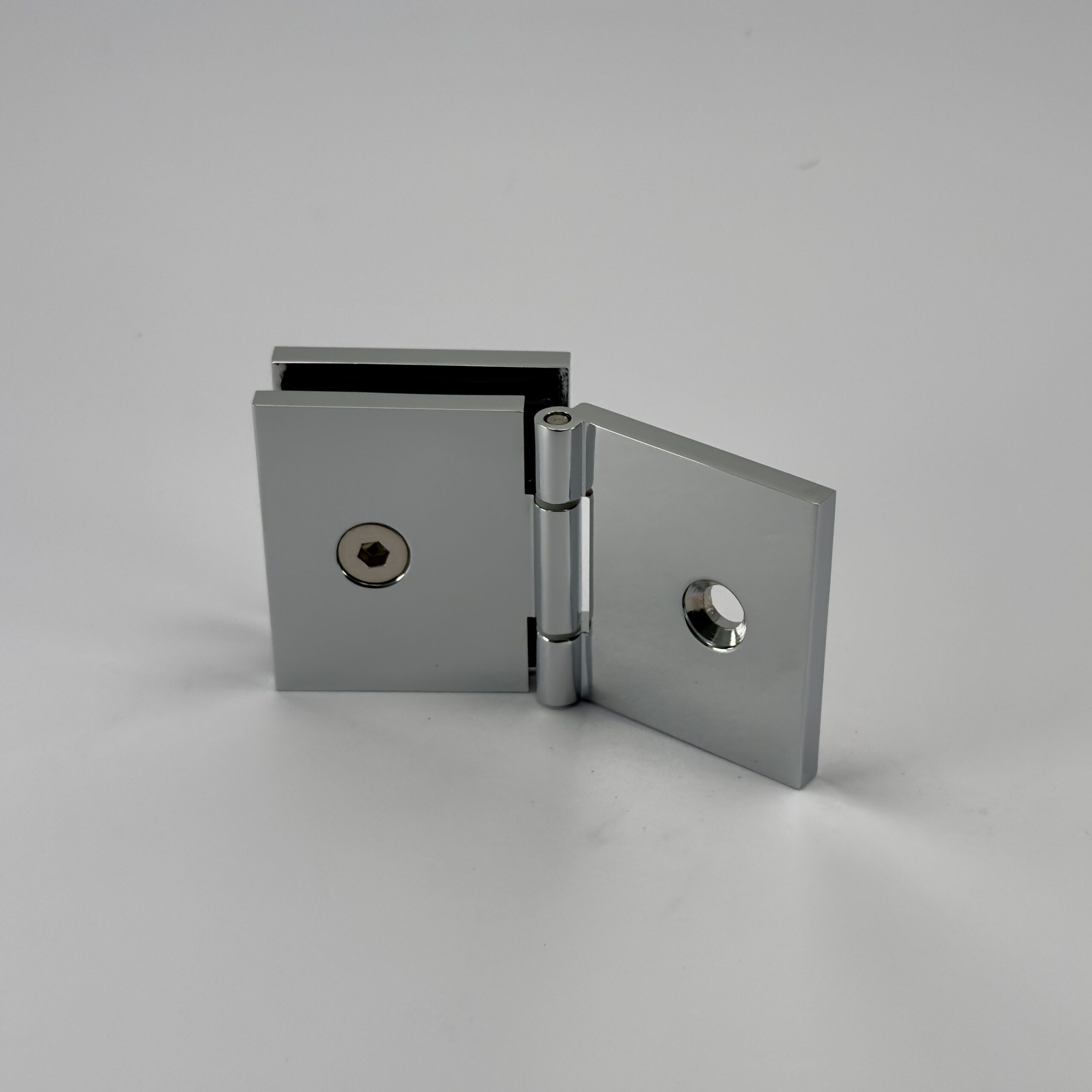 Modern 90° Square Adjustable Glass to Wall Shower Bracket (MBS90-A) - Image 3
